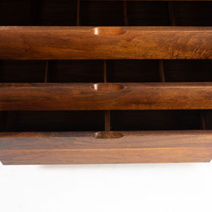 SOLD 1979 Walnut Credenza Cabinet by Arden Riddle, Studio Craft Furniture Maker