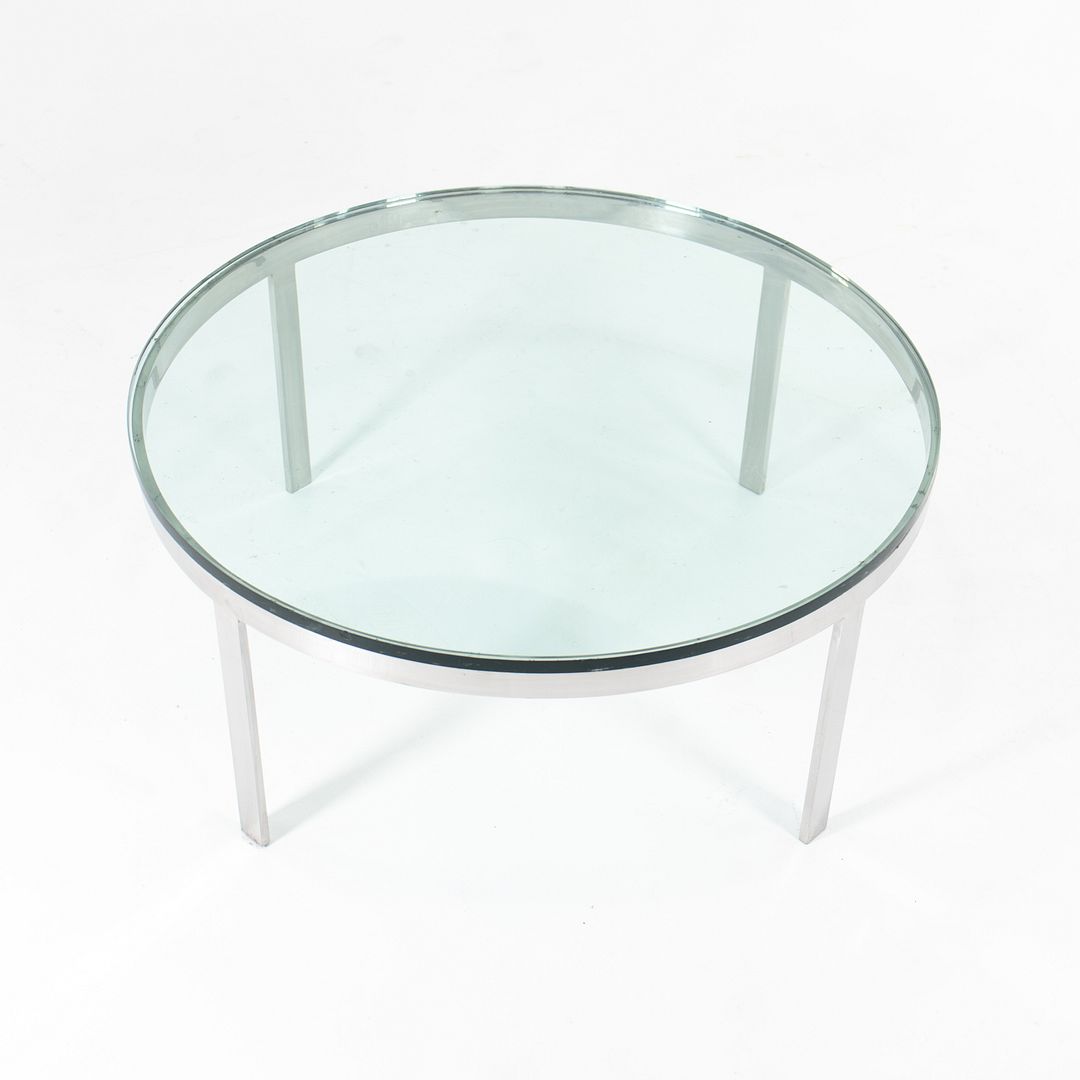 1990s Zographos Coffee Table by Nicos Zographos for Zographos Designs with Glass Top