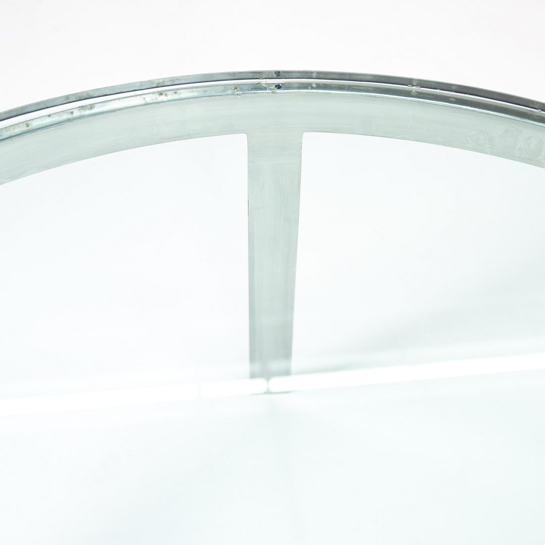 1990s Zographos Coffee Table by Nicos Zographos for Zographos Designs with Glass Top