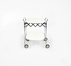 2009 Gastone Trolley Bar Cart, Model 4470 by Antonio Citterio and Glen Oliver Low for Kartell Steel, Chrome, Aluminum, Plastic, Paint, Rubber