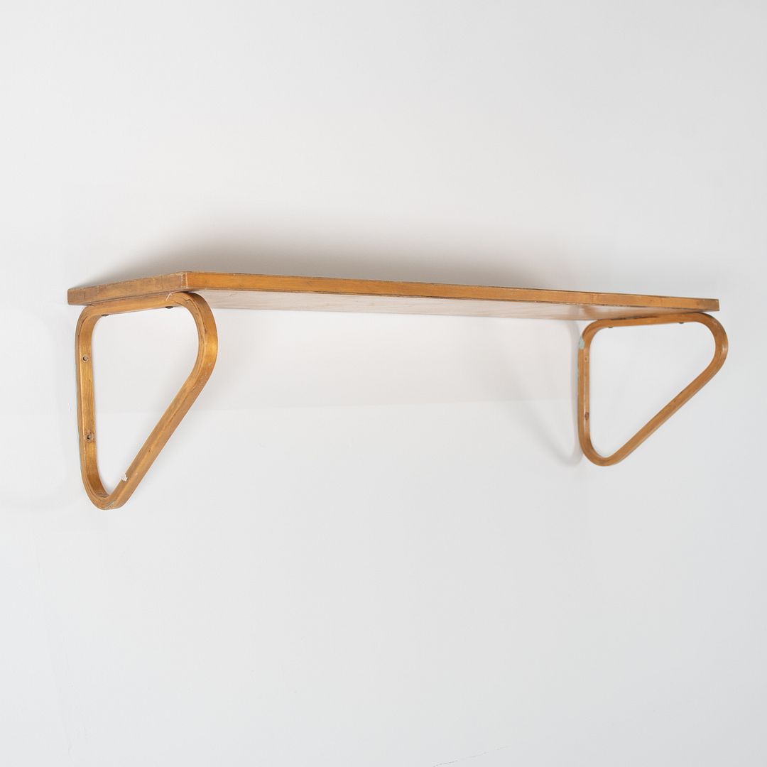 1950s Pair of Hanging Wall Shelves 112B By Aino And Alvar Aalto For Artek in Birch