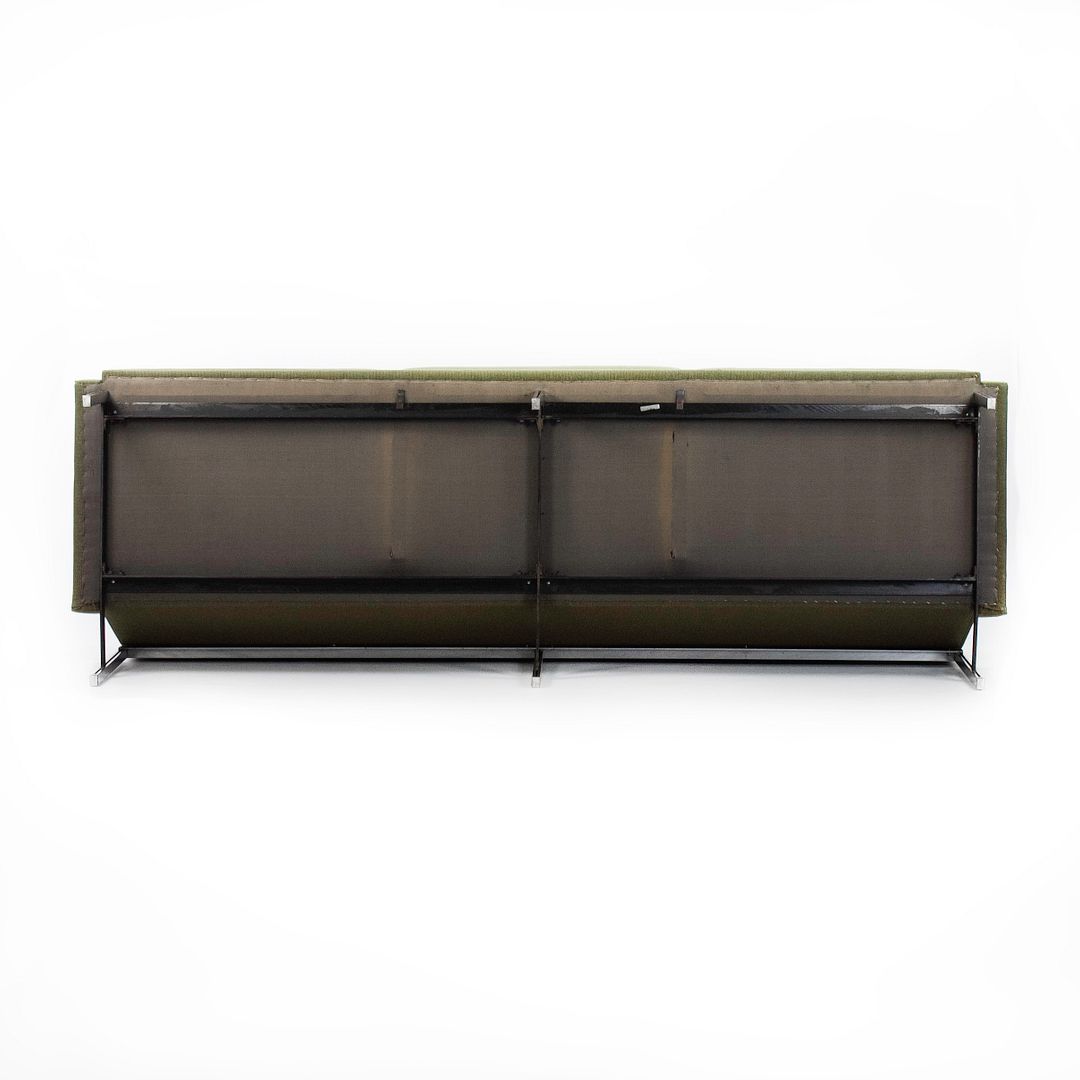 1958 Parallel Bar Three Seat Sofa, Model 57 by Florence Knoll in Original Fabric Upholstery