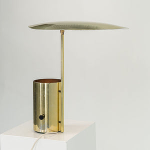 1977 Half-Nelson Table Lamp by George Nelson for Koch and Lowy in Brass