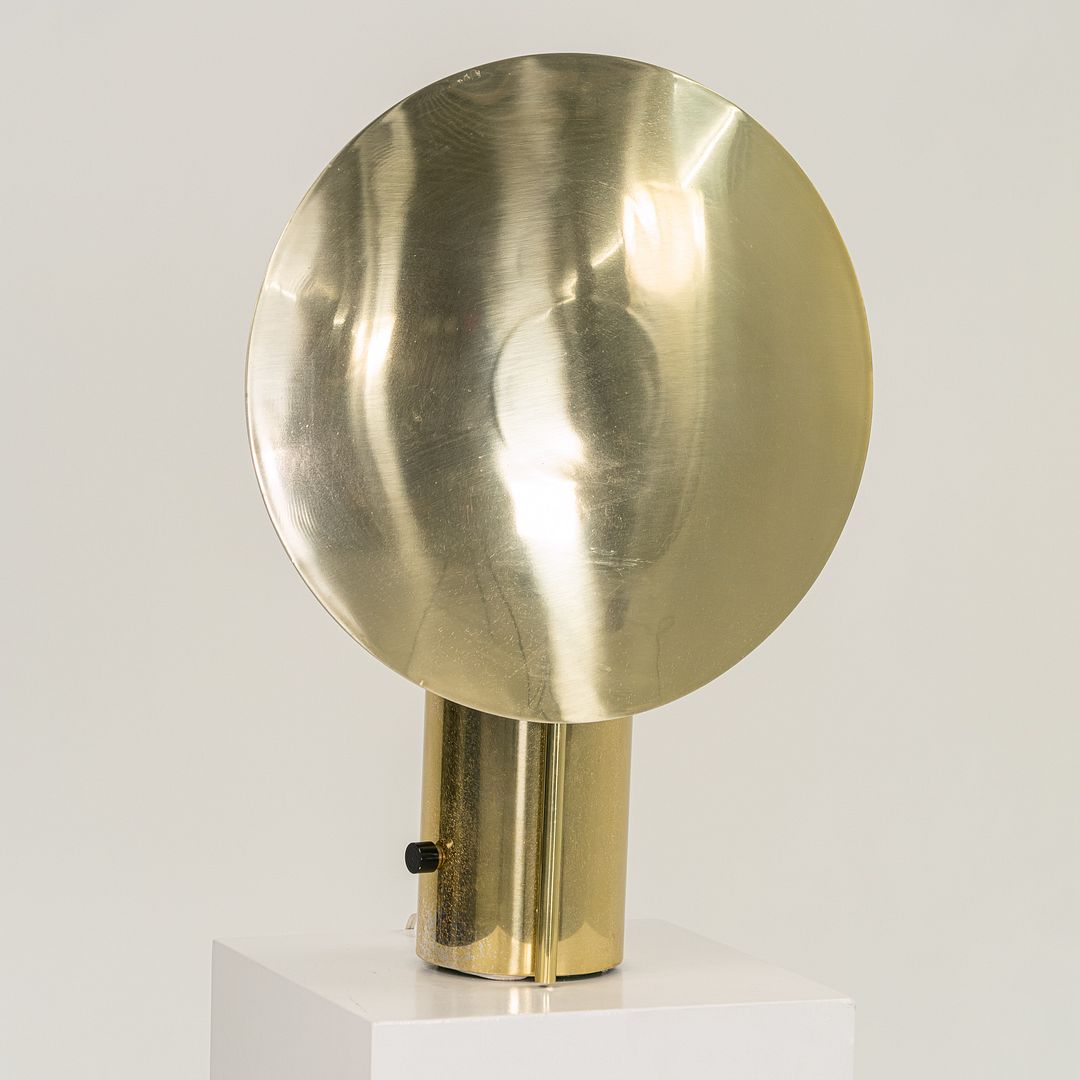 1977 Half-Nelson Table Lamp by George Nelson for Koch and Lowy in Brass