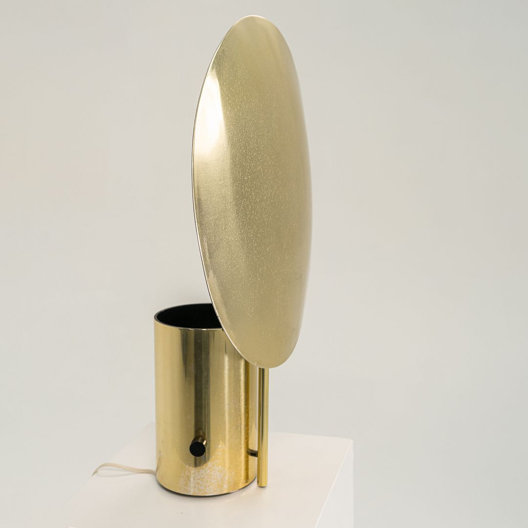 1977 Half-Nelson Table Lamp by George Nelson for Koch and Lowy in Brass