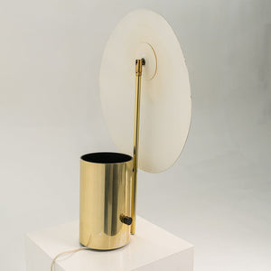 1977 Half-Nelson Table Lamp by George Nelson for Koch and Lowy in Brass