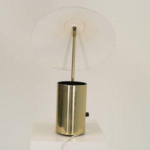 1977 Half-Nelson Table Lamp by George Nelson for Koch and Lowy in Brass