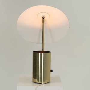 1977 Half-Nelson Table Lamp by George Nelson for Koch and Lowy in Brass