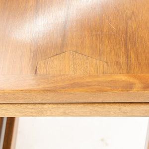 SOLD 1960s Risom Double Pedestal Executive Desk by Jens Risom for Jens Risom Designs in Walnut
