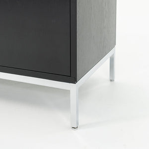 SOLD 2006 4-Position Credenza Cabinet, Model 2544 by Florence Knoll in Ebonized Oak and Calacatta Marble
