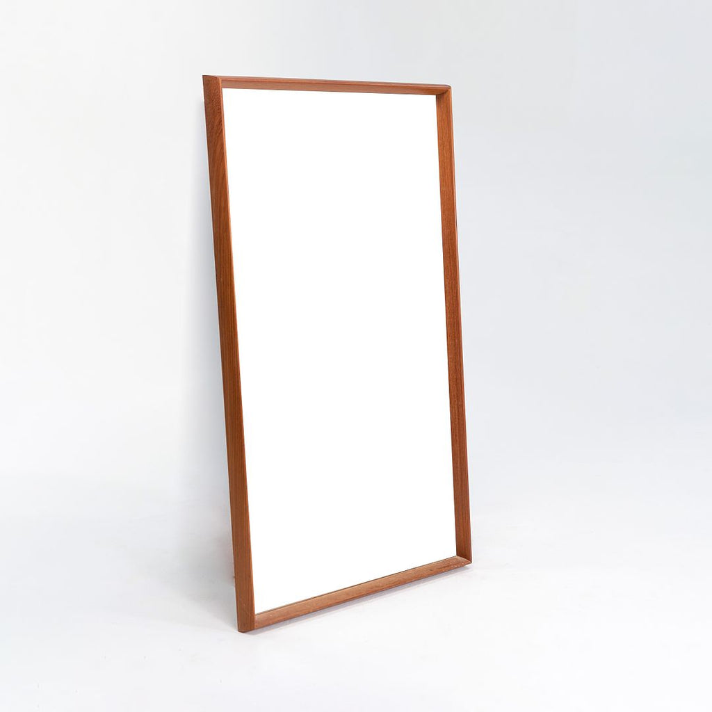 1960s Teak Rectangular Wall Mirror by Pedersen & Hansen for Viby J. in Teak