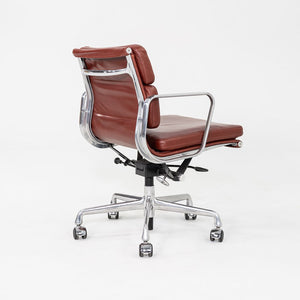 2012 Herman Miller Eames Soft Pad Management Desk Chair Rust Leather 10x Avail