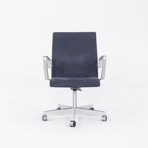 2023 Arne Jacobsen for Fritz Hansen Low Oxford Desk Chairs in Suede 11x Available