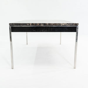 1960s Gordon Bunshaft and Davis Allen of SOM Stainless, Marble, and Wood Table