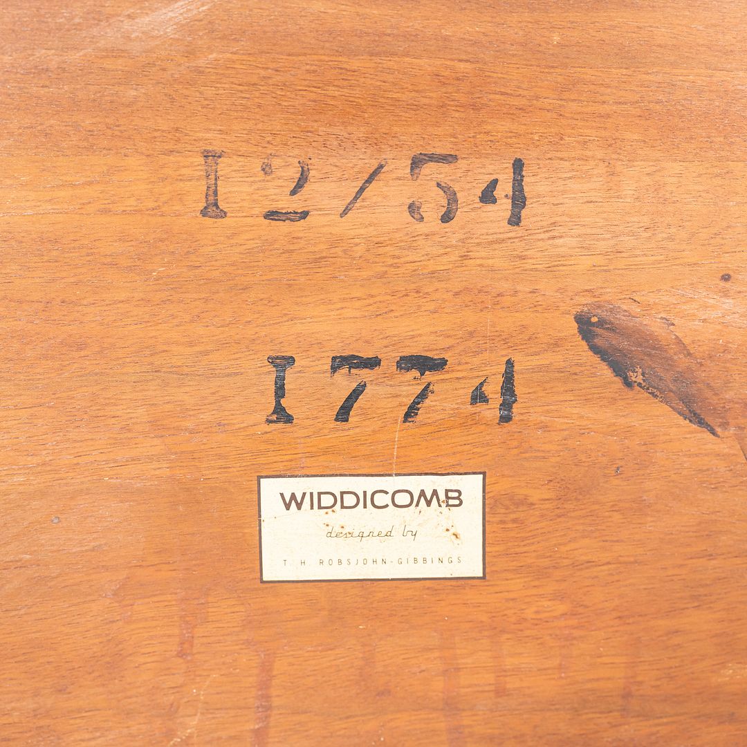 1954 T.H. Robsjohn-Gibbings for Widdicomb Side Table Crafted in Solid Walnut