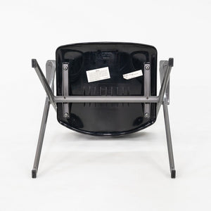 2007 Emilio Ambasz for Knoll Visor Stacking Dining Arm Chair in Black 25x Avail