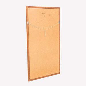 1960s Aksel Kjersgaard for Odder Mobel Danish Wall Mirror Crafted in Teak Wood