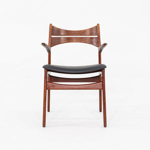 1960s Pair of Erik Buch Christiansens Mobelfabrik Dining Armchairs in Oiled Teak