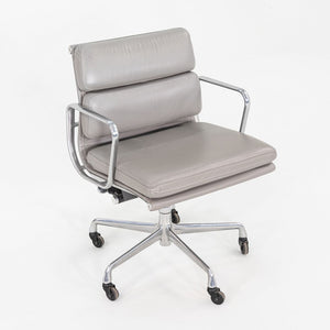 2006 Herman Miller Eames Soft Pad Management Desk Chair in Grey Leather 6x Avail