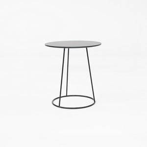2019 Pair of Monica Forster for Swedese Breeze Side Tables in Black Wood 18 in