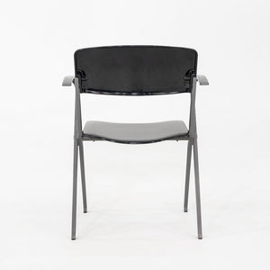 2007 Emilio Ambasz for Knoll Visor Stacking Dining Arm Chair in Black 25x Avail