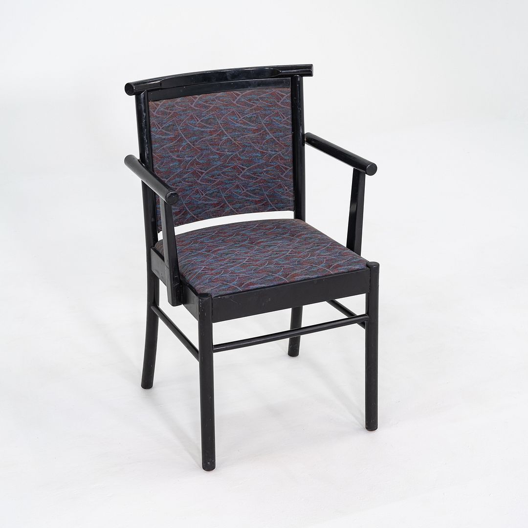 1980s Set of Four Werther Toffoloni for Cassina/Atelier International Arm Chairs