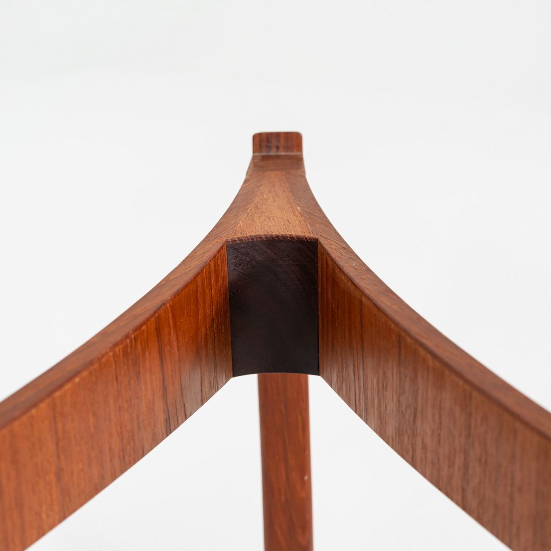 1960s Sven Ellekaer for Christian Linneberg Coffee Table in Teak and Glass 39"