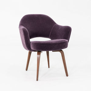 2018 Eero Saarinen for Knoll Executive Dining Arm Chairs in Purple 12+ Available