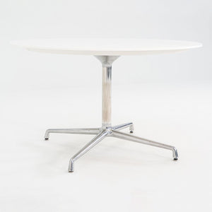 2011 Scott Wilson for Steelcase / Coalesse Round White Laminate Dining Table 48"