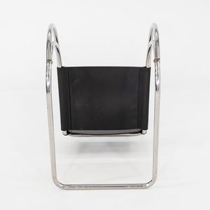 1960s Mies Van Der Rohe for Knoll MR 20 Arm Chair Newly Upholstered in Leather