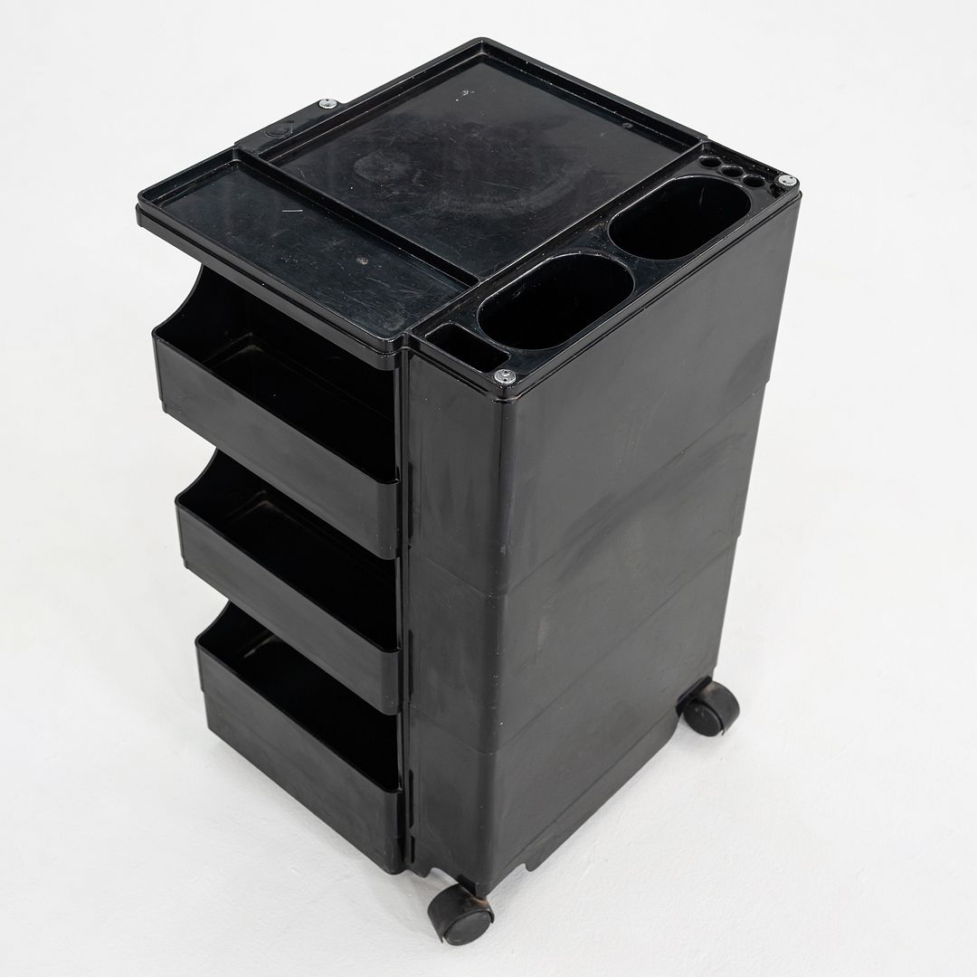 1970s Joe Colombo for Bieffeplast Boby B33 Rolling Storage Cart Office Organizer