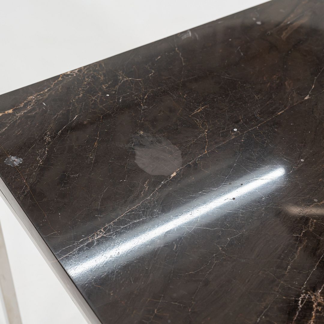 1966 Gordon Bunshaft & Davis Allen for SOM Marble & Steel Side Table Model TA-35