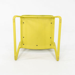 2010s Set of Four Don Chadwick for Knoll Spark Lounge Stacking Chairs Lime Green