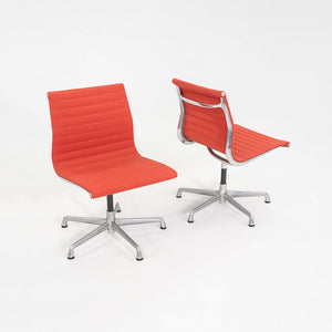 2006 Herman MillerEames Armless Aluminum Group Side / Desk Chair in Red 7x Avail