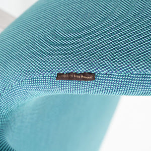 2018 Arne Jacobsen  for Fritz Hansen Swan Sofa in Steelcut Trio Turquoise Fabric