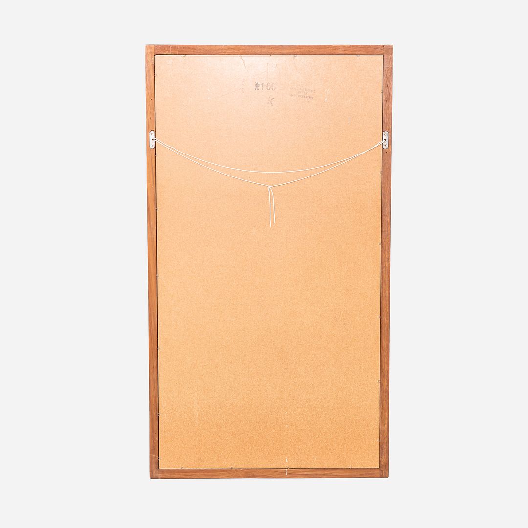 1960s Aksel Kjersgaard for Odder Mobel Danish Wall Mirror Crafted in Teak Wood