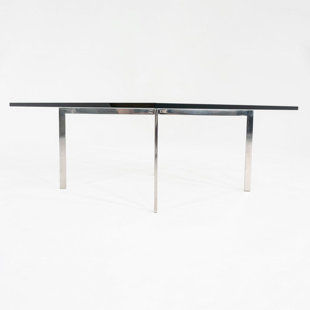 1960s Mies van der Rohe for Knoll Barcelona Coffee Table Stainless Steel & Glass