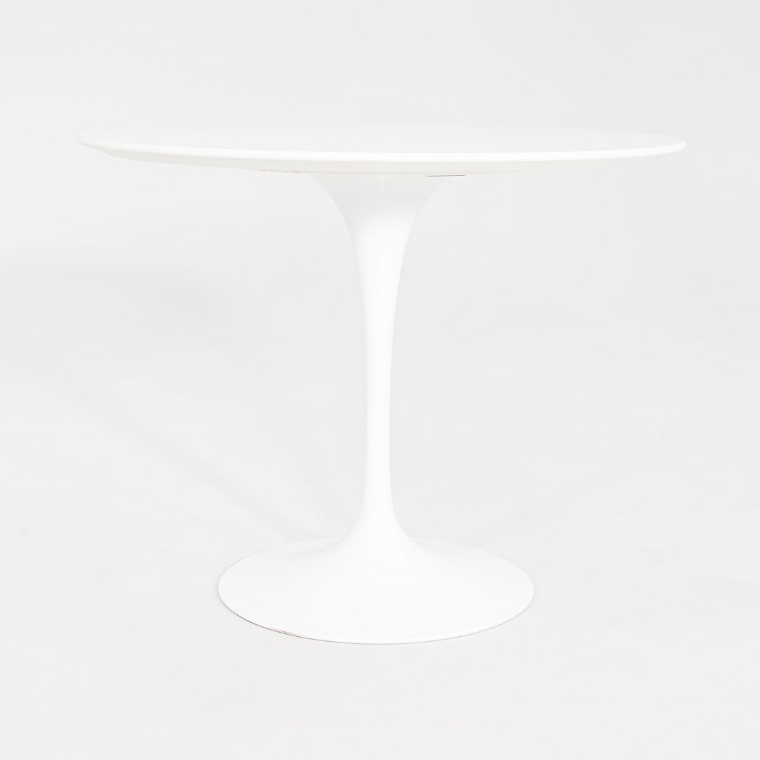 2019 Eero Saarinen for Knoll Tulip Dining Table with White Laminate 36" Top