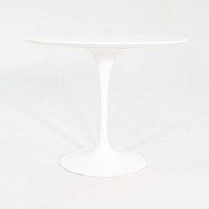 2019 Eero Saarinen for Knoll Tulip Dining Table with White Laminate 36" Top