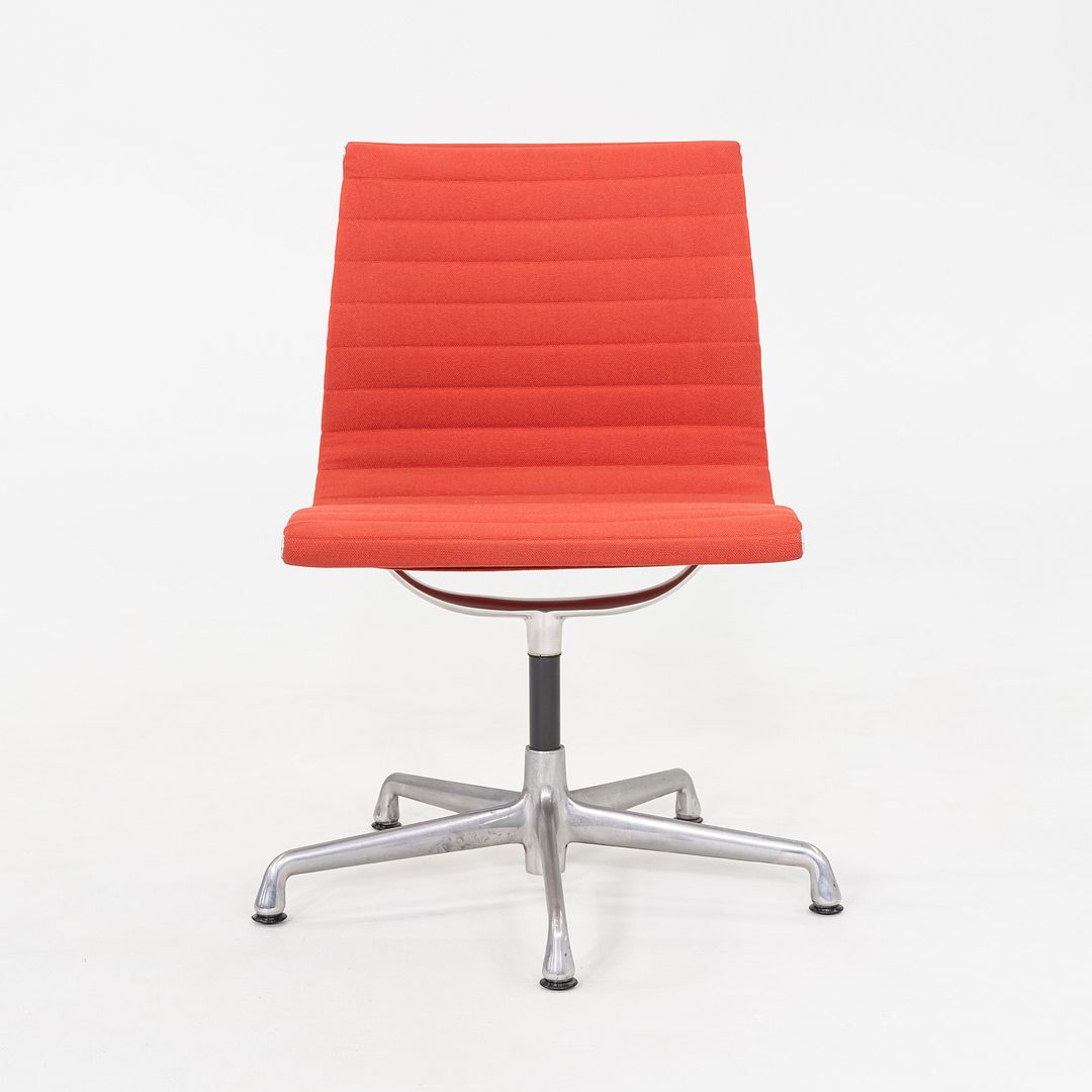 2006 Herman MillerEames Armless Aluminum Group Side / Desk Chair in Red 7x Avail