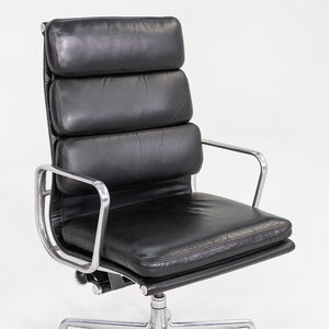 2003 Herman Miller Eames Soft Pad Executive Desk Chair Black Leather 17x Avail