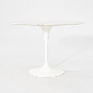 2011 Eero Saarinen for Knoll Round Dining Table with Marble Top 42 inch Diameter