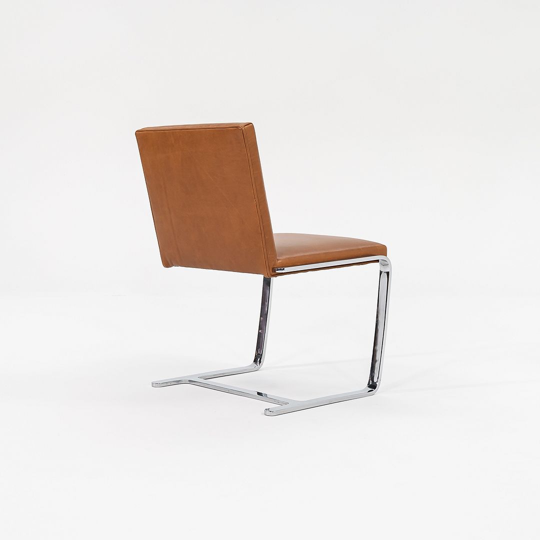 1970s Armless Brno Chair Mies van der Rohe for Knoll / Brueton / Gratz in Cognac