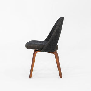1960s Eero Saarinen for Knoll Armless Executive Dining Chair with Wooden Legs