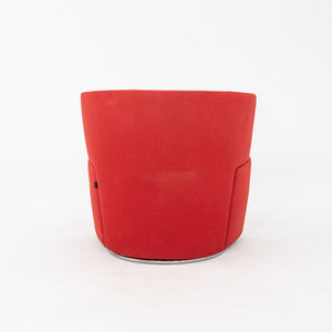 2010 EOOS for Coalesse / Walter Knoll Joel Swivel Lounge Chair in Red 1x Avail