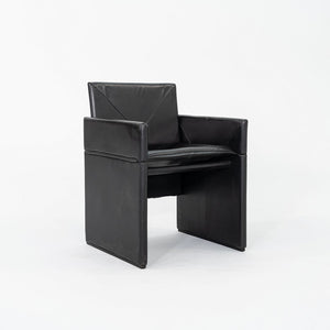 1980s Pair of Guido Faleschini for i4 Mariani Pace Collection Dining Arm Chairs