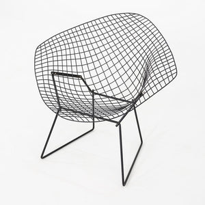 1970s Pair of Harry Bertoia for Knoll Diamond Lounge Chairs Powder Coated Steel