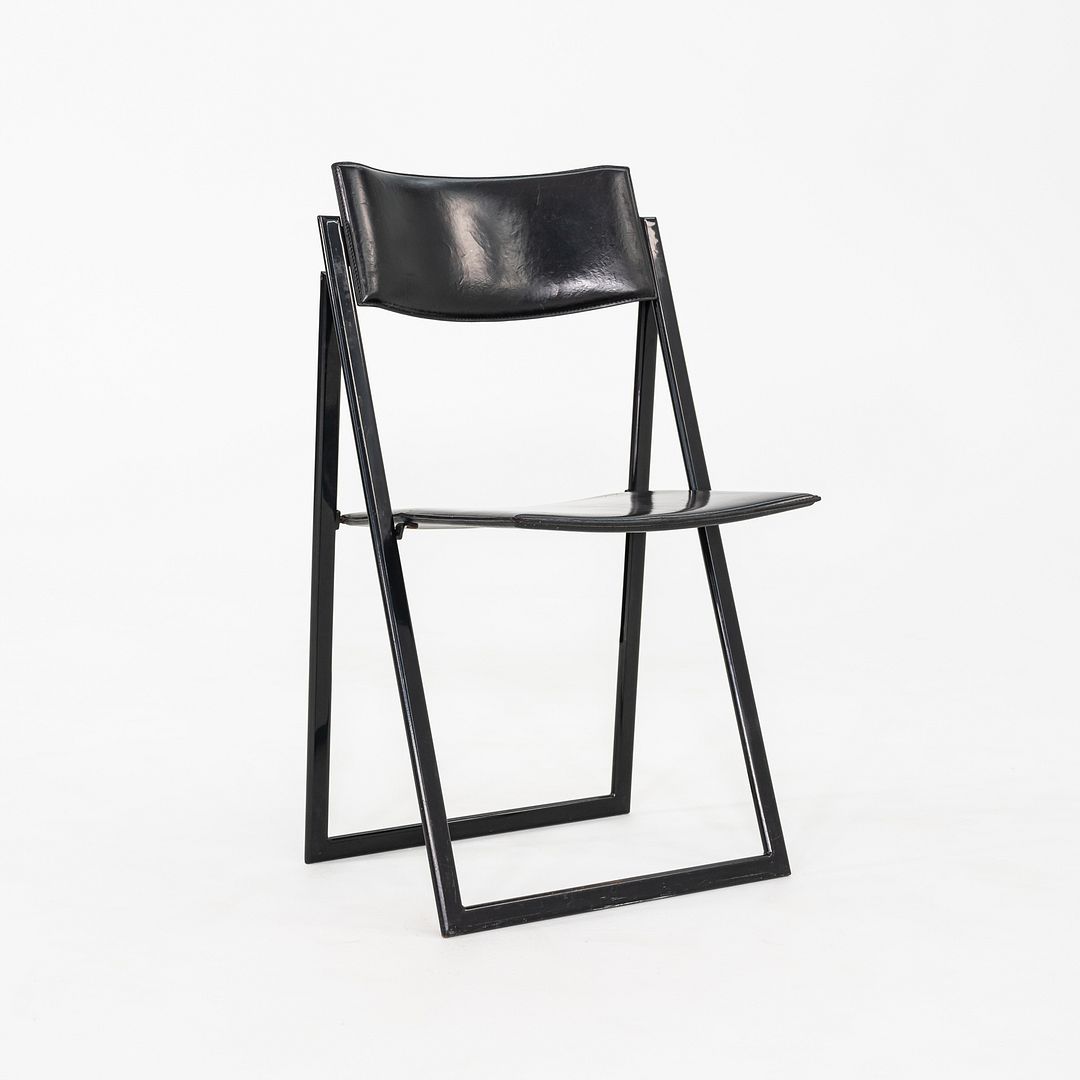 1980s Set of Six A. Ricciardi & G. Salvini Matteo Grassi Garina Folding Chairs