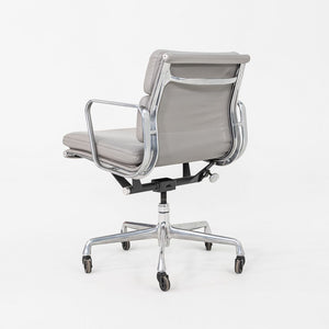 2006 Herman Miller Eames Soft Pad Management Desk Chair in Grey Leather 6x Avail