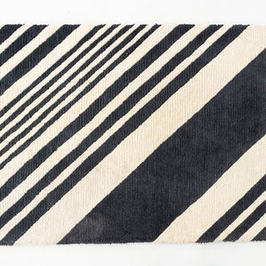 2010s Sue Timney for The Rug Company Bias Cut Rug of Tibetan Wool 96x30 inches